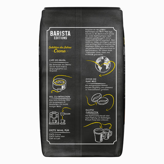 Jacobs Barista Editions Selektion des Jahres Brasilien, 3er Pack, Bohnenkaffee, ganze Bohnen, Röstkaffee, Kaffeebohnen, 3 x 1000 g