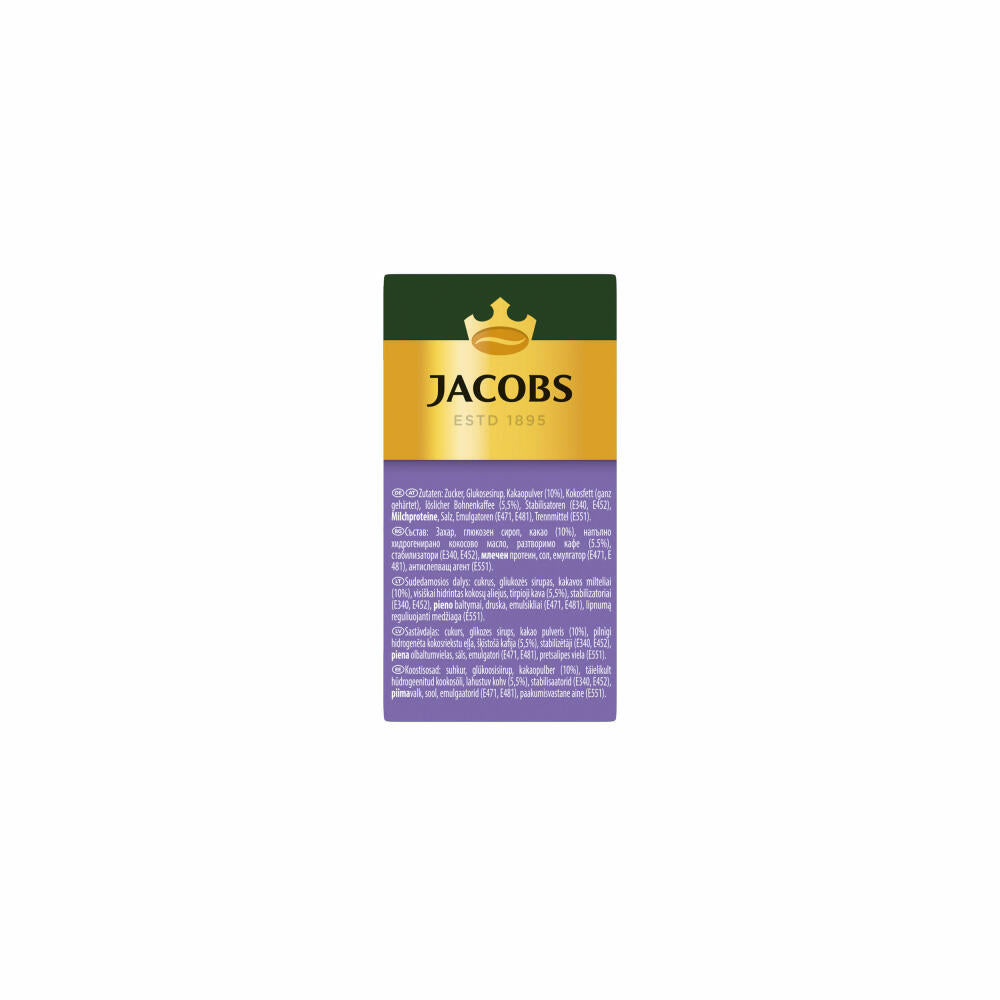 Jacobs 3in1 Milka, Instant-Kaffee mit Kakao, löslicher Bohnenkaffee, 10 Sticks