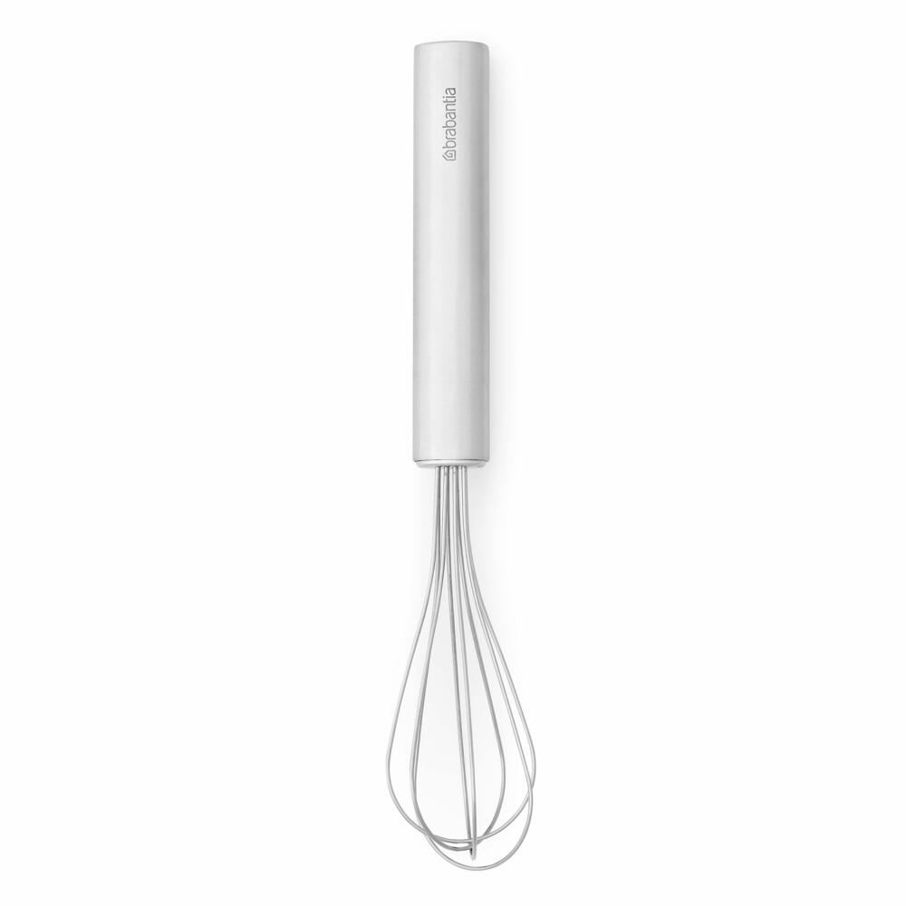 Brabantia whisk Profile, small, cooking utensil, kitchen helper, whisk, steel, Matt Steel, 21.2 cm, 250880