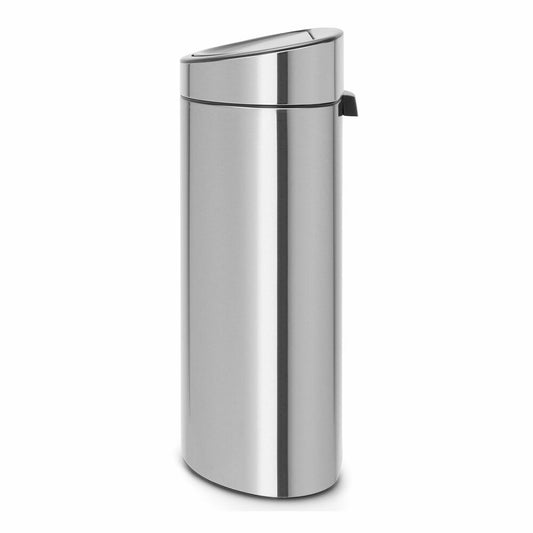 Brabantia Touch Bin Recycle, Trash can, waste bin, waste container, Matt Steel, Matt Steel, 23 L 10 L, 100680