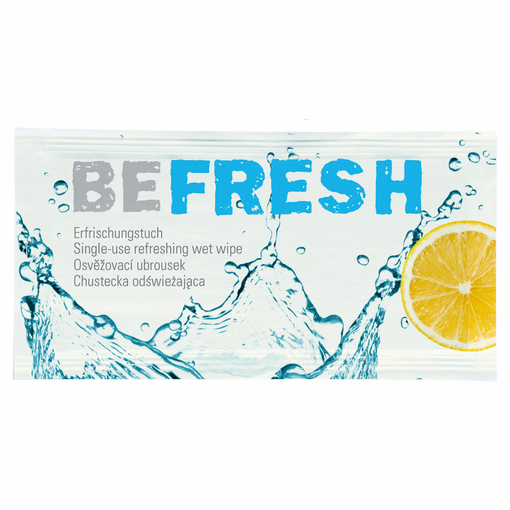 HELLMA refreshing wipes BE FRESH, cleaning wipes, wet wipes, 400 pieces, 60000140
