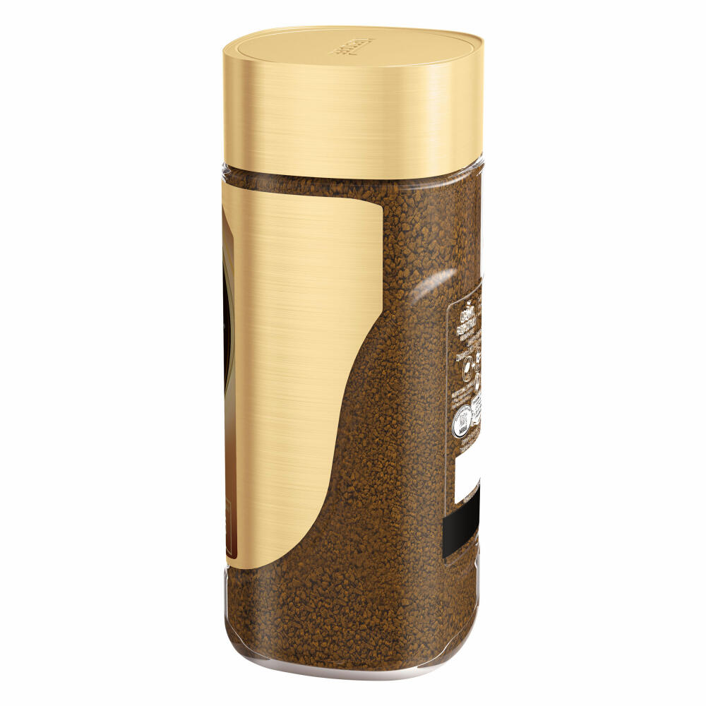 Nescafé Gold Mild, löslicher Bohnenkaffee, Kaffee, gemahlener Röstkaffee, Glas, 100 g