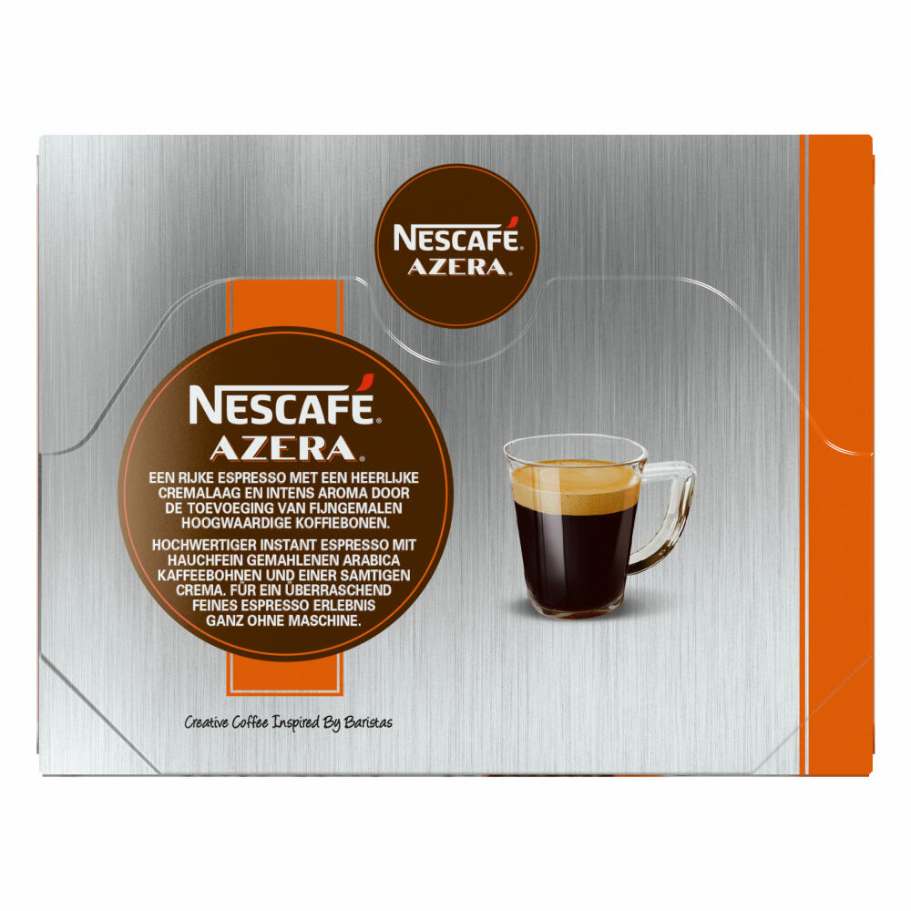 Nescafé Azera Typ Espresso, Kaffee, Instantkaffee mit gemahlenem Bohnenkaffee, 6 x 25 Sticks, 12338452
