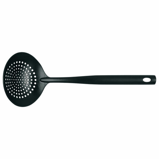 Brabantia Küchenhelfer Basic, Abschöpfer/Schaumlöffel, Kelle in Schwarz, 365102