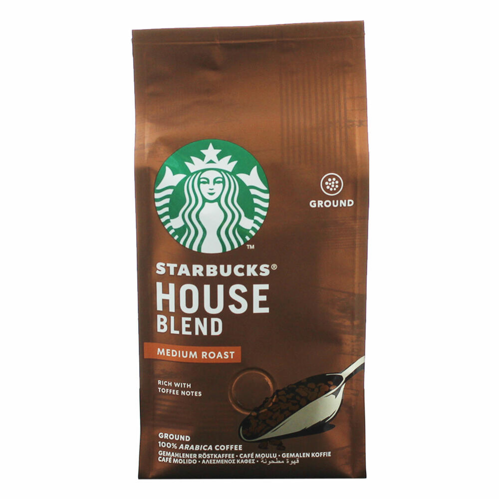 Starbucks Gemahlener Röstkaffee Set Caffé Verona, House Blend, Veranda Blend, Kaffee, 3 x 200 g