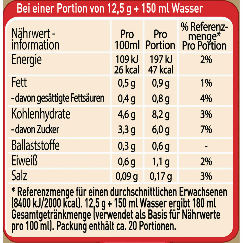 Nescafé Gold Typ Cappuccino Entkoffeiniert, Löslicher Bohnenkaffee, Instantkaffee, Kaffee, Dose, 10 x 250 g