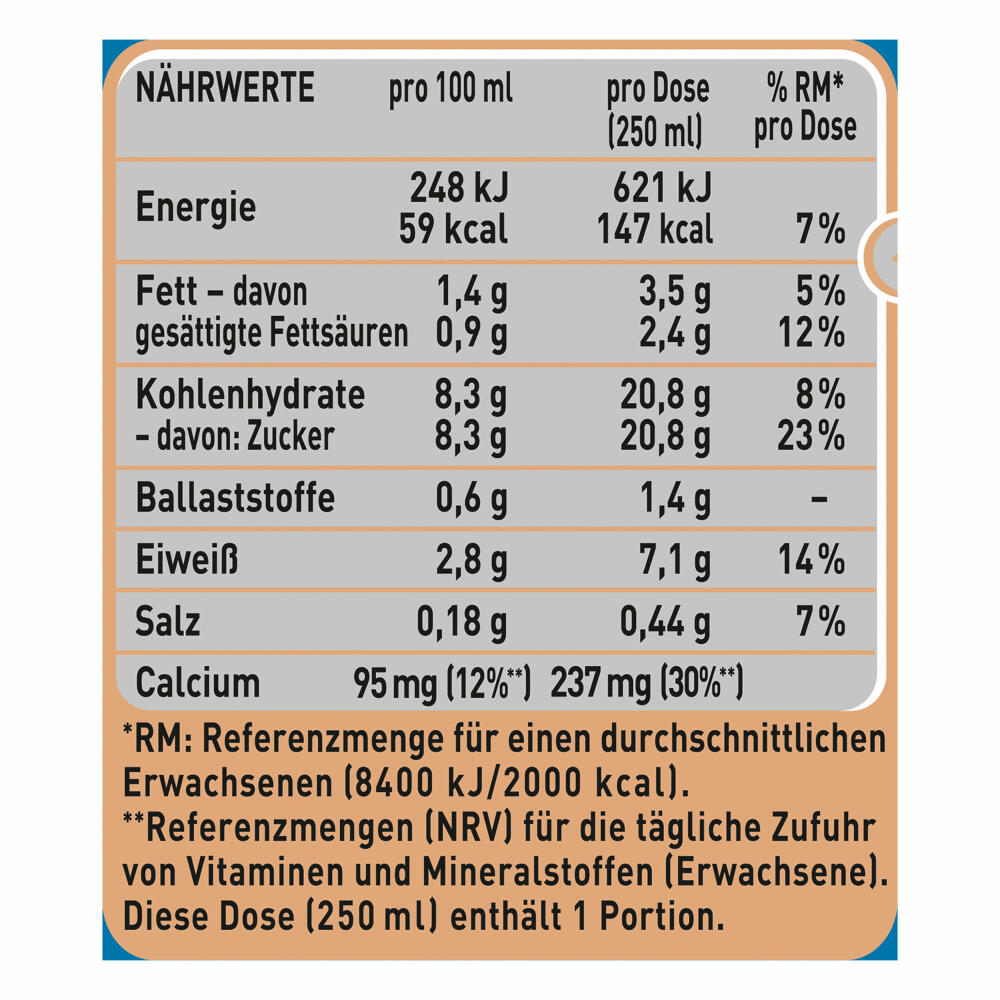 Nescafé Xpress Vanilla, Kaffee, Eiskaffee, Milchkaffee, Frappé, 12 x 250 ml Dose