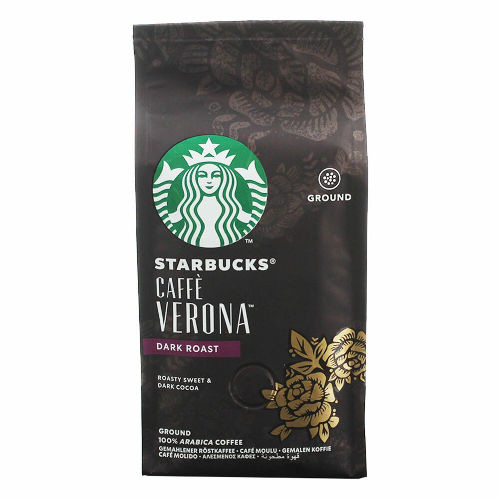 Starbucks Gemahlener Röstkaffee Set Caffé Verona, House Blend, Veranda Blend, Kaffee, 3 x 200 g