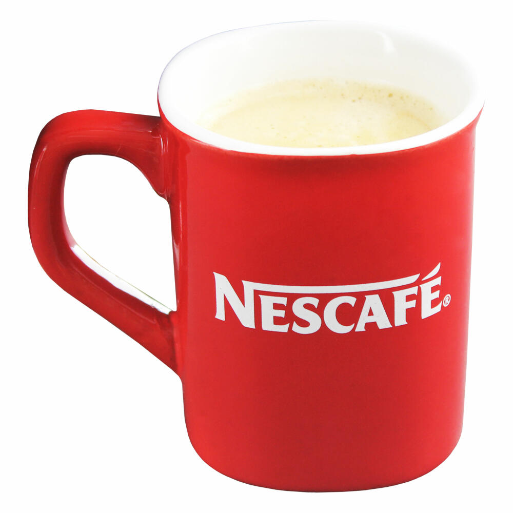 Nescafé coffee mug, coffee mug, coffee cup, tea cup, square, red, 230 ml