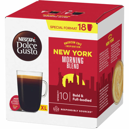 MHD NESCAFÉ Dolce Gusto New York Morning Blend XL, Kaffee, 18 Kapseln 31.01.2024