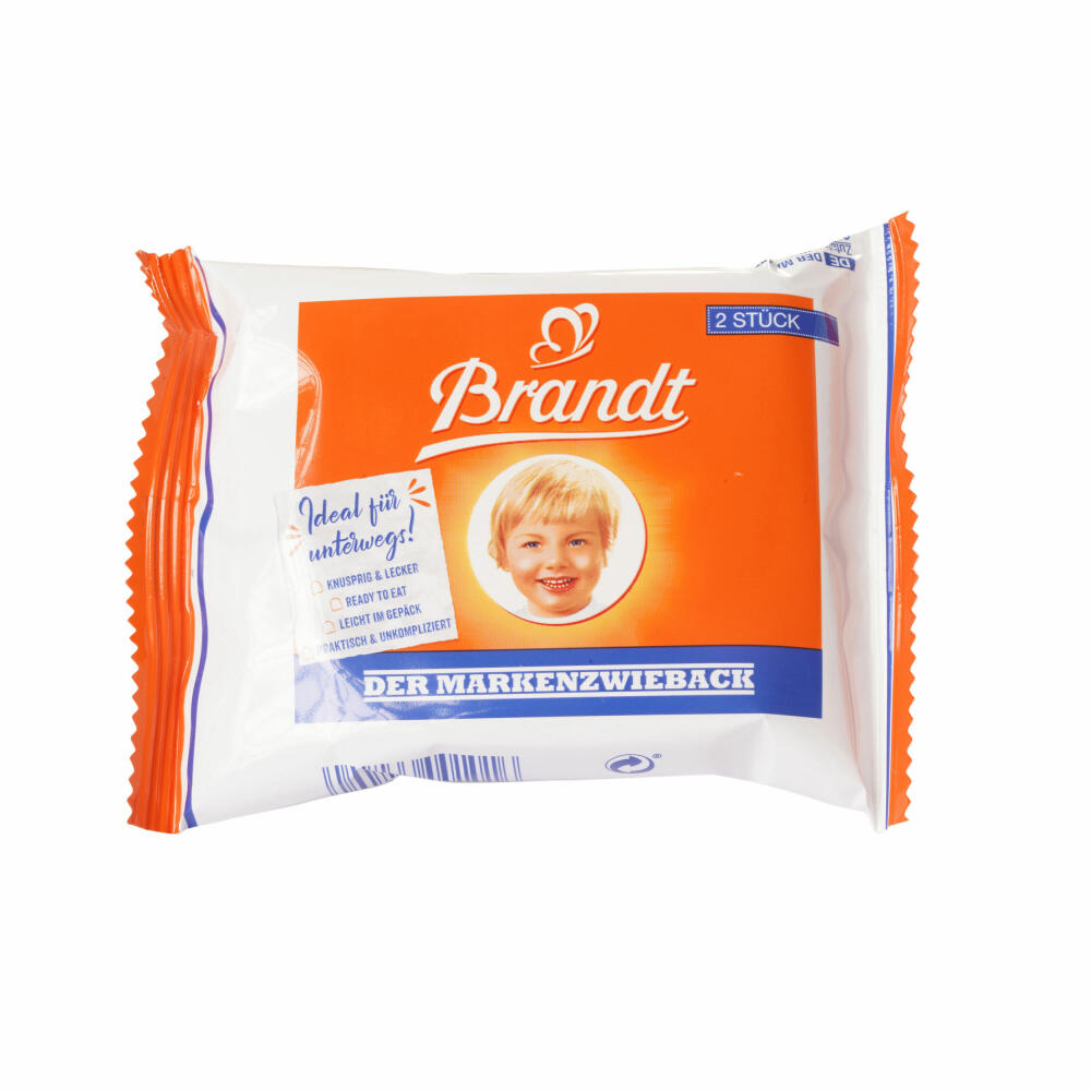 Brandt branded rusks, rusks, for gastronomy, hotels, offices, canteens, 50 portions of 2 slices each