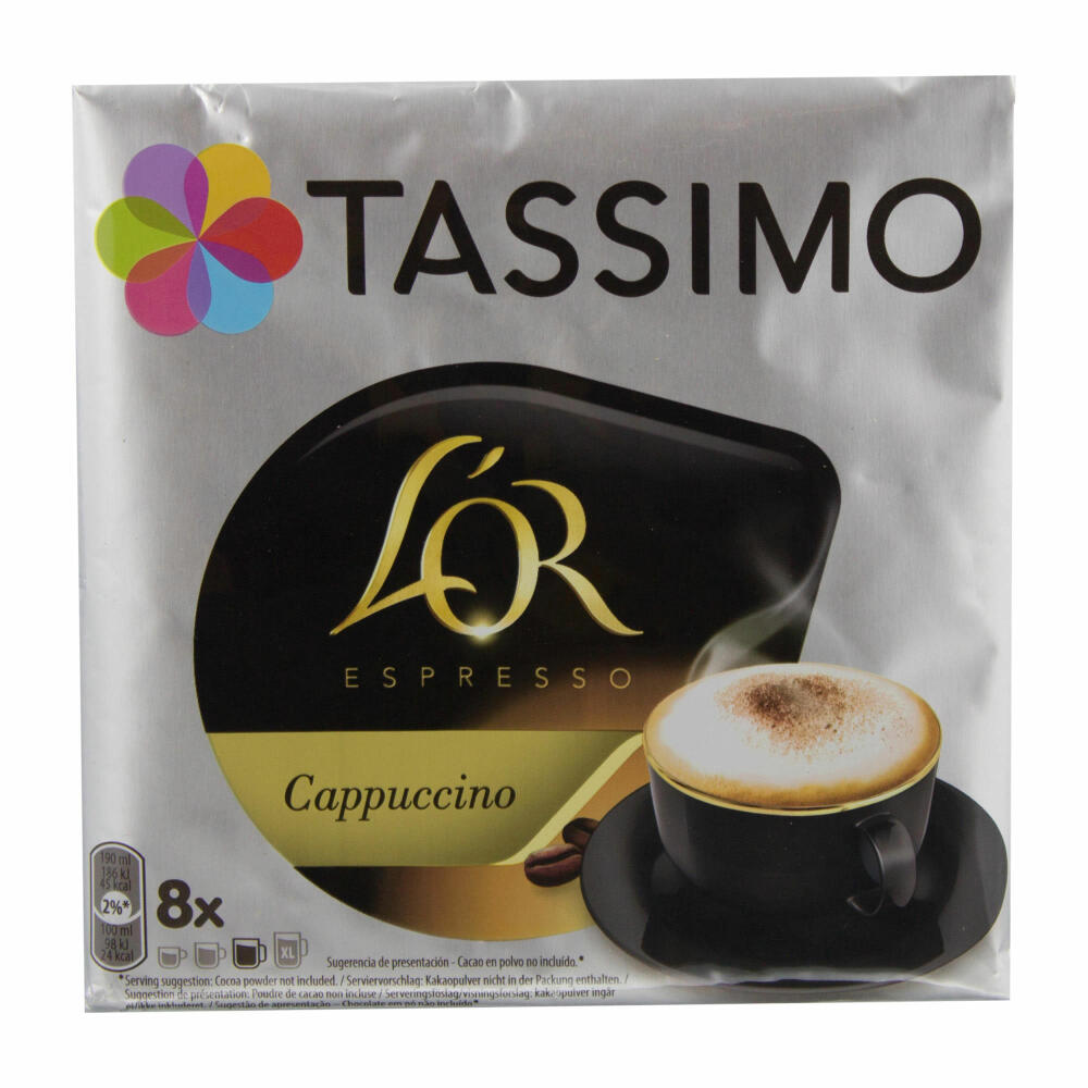 Tassimo LOr Selection, Coffee Capsules Package, Latte Macchiato, Cappuccino, T-Disc