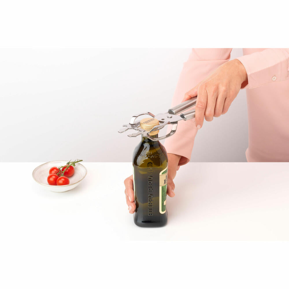 Brabantia Allesöffner Profile, Kochutensil, Küchenhelfer, Stahl, Matt Steel, 25.5 cm, 250767