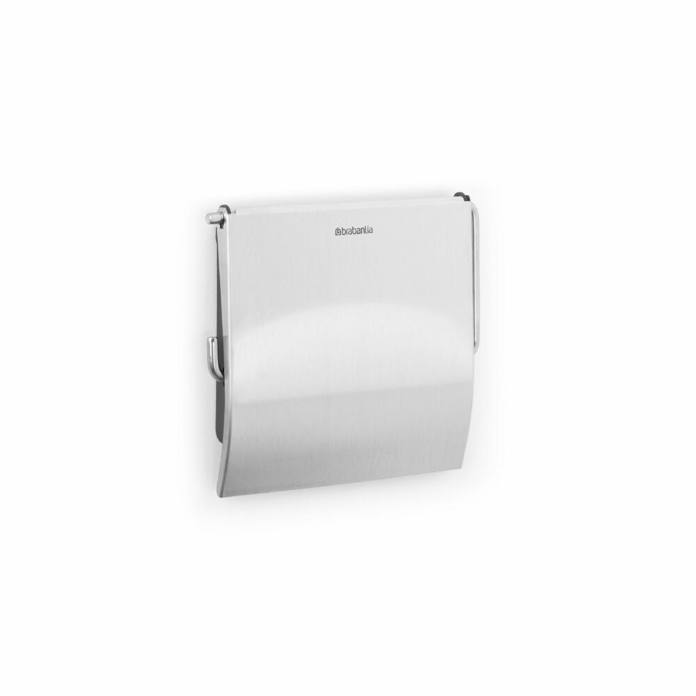 Brabantia ReNew toilet paper holder, toilet paper holder, roll holder, matt stainless steel, 385322