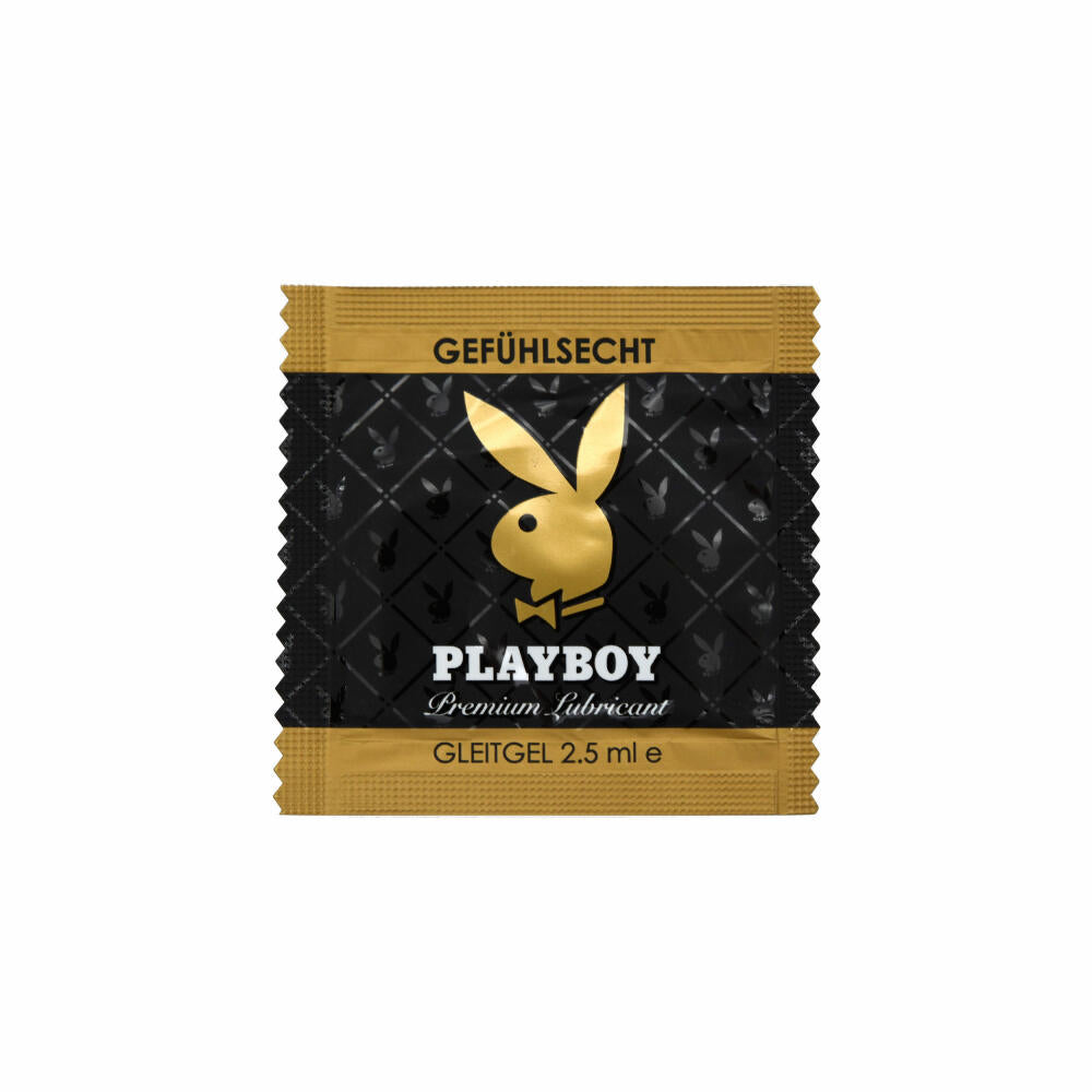 Playboy Condoms Kondome Gefühlsecht, Verhütungsmittel, Intensiv, mit Gleitgel gratis, 56 mm, 5 x 16 Stück