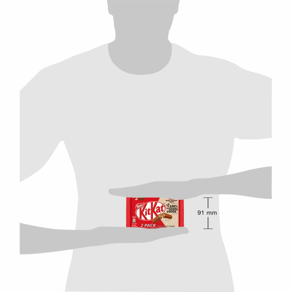 Nestlé KitKat Schokoriegel, Classic Big Break, Milchschokolade, Schoko Riegel, Milch Schokolade, 24 x 83 g