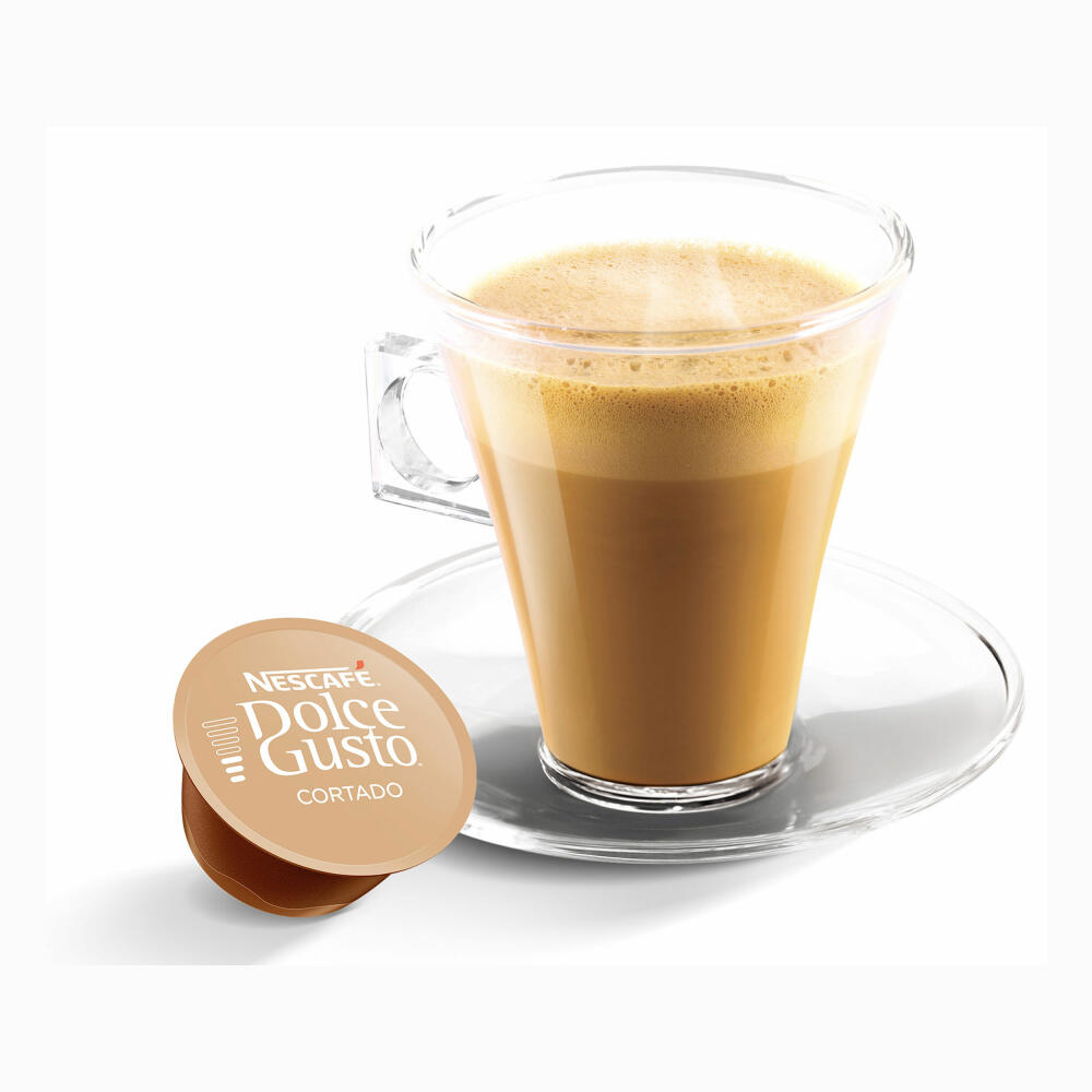 Nescafé Dolce Gusto Cortado Espresso Macchiato Vorratsbox, 3er Set, Kaffee, Kaffeekapseln, 3 x 30 Kapseln