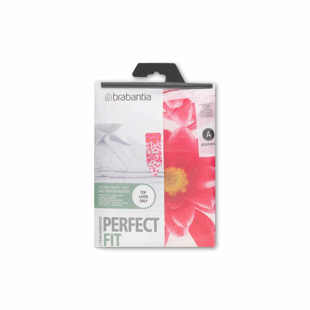 Brabantia Baumwollbezug mit 2mm Schaumstoff, Bügeltischbezug, Colourful, 110 x 30 cm, 194801