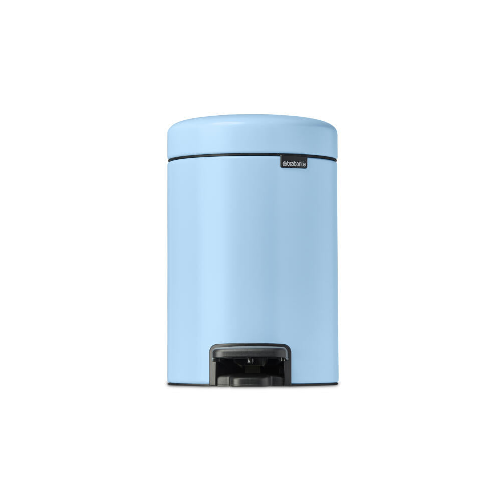 Brabantia NewIcon Treteimer, Mülleimer, Abfalleimer, Stahl, Dreamy Blue, 3 L, 202582