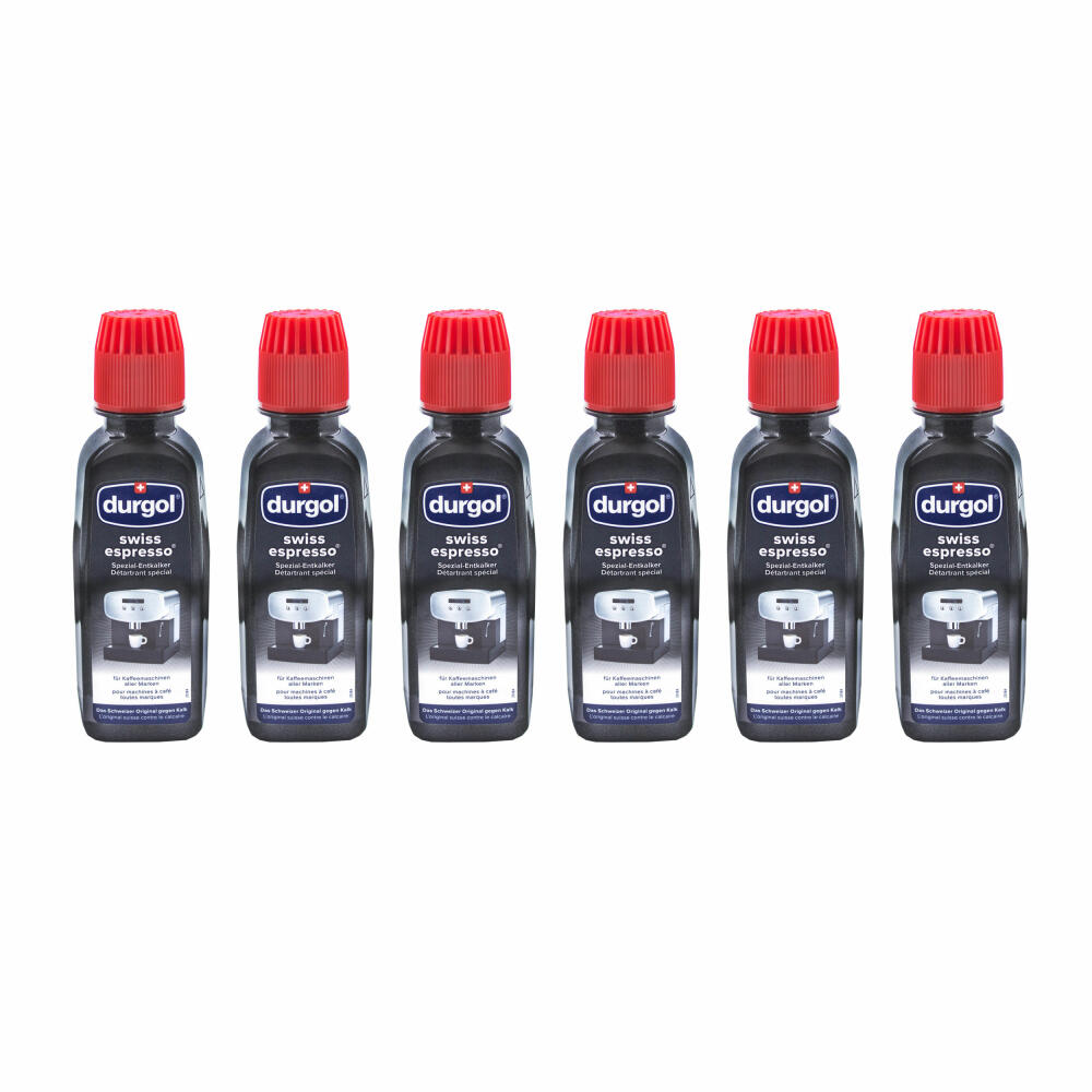 Durgol Swiss Espresso Special Descaler, 3 Packs, 6 x 125ml