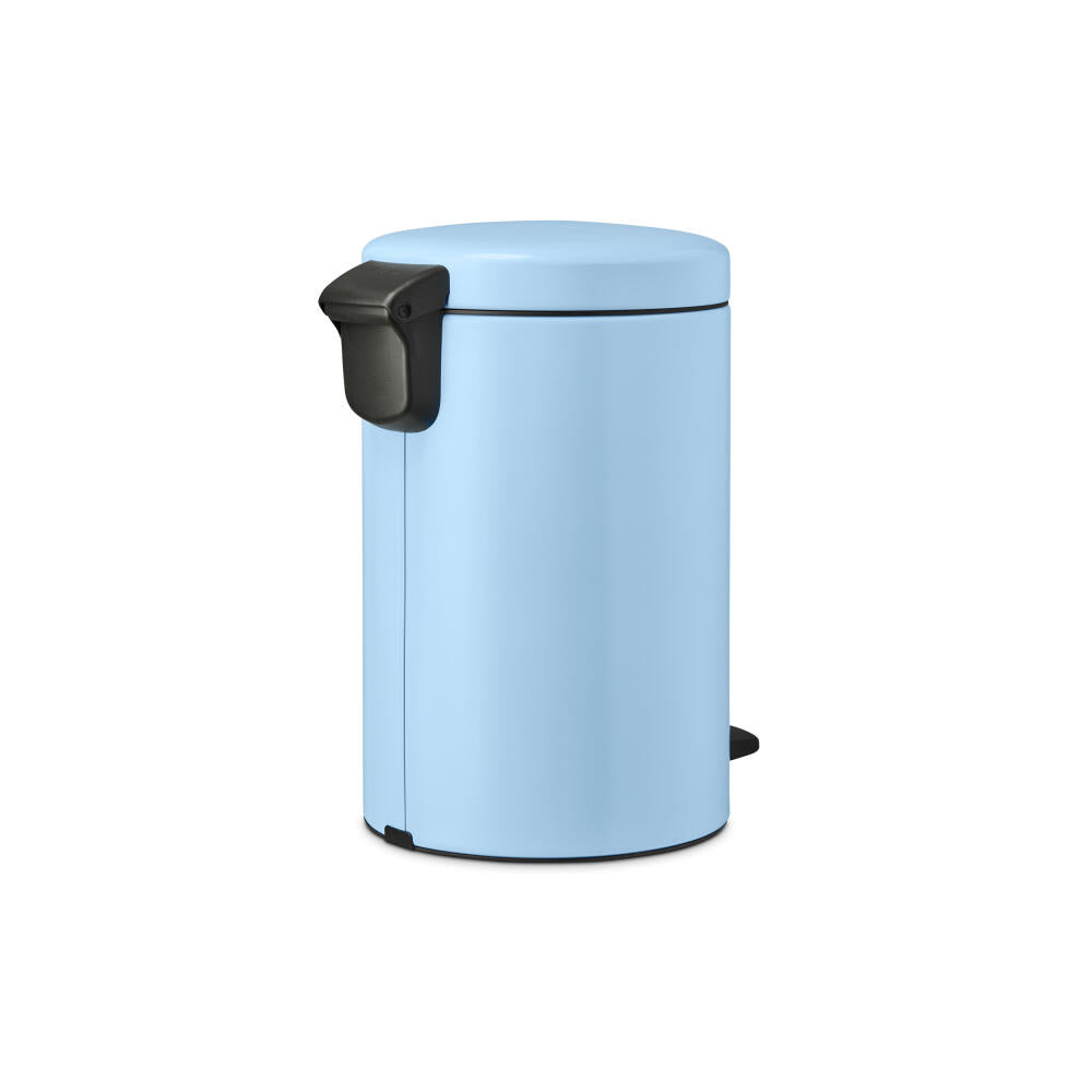 Brabantia NewIcon Treteimer, Mülleimer, Abfalleimer, Stahl, Dreamy Blue, 12 L, 202483