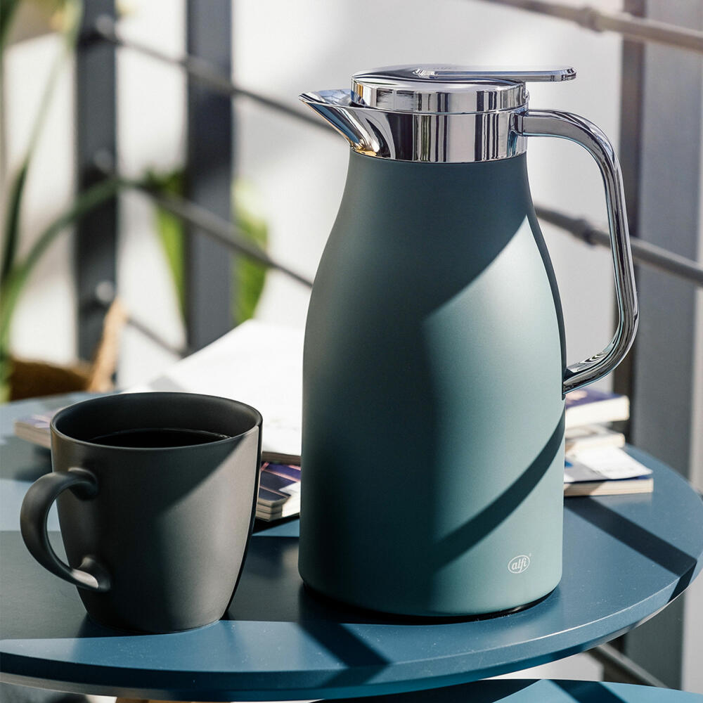 Alfi Isolierkanne Skyline, Thermokanne, Edelstahl, Sea Pine Matt, 1 L, 1321293100