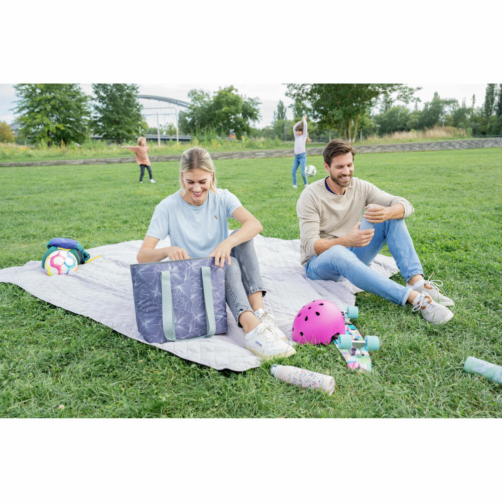 alfi Kühltasche ISO SHOPPER, Isotasche, Einkaufstasche, Thermo Shopper, Polyester, Floral, 17 L, 0007441170