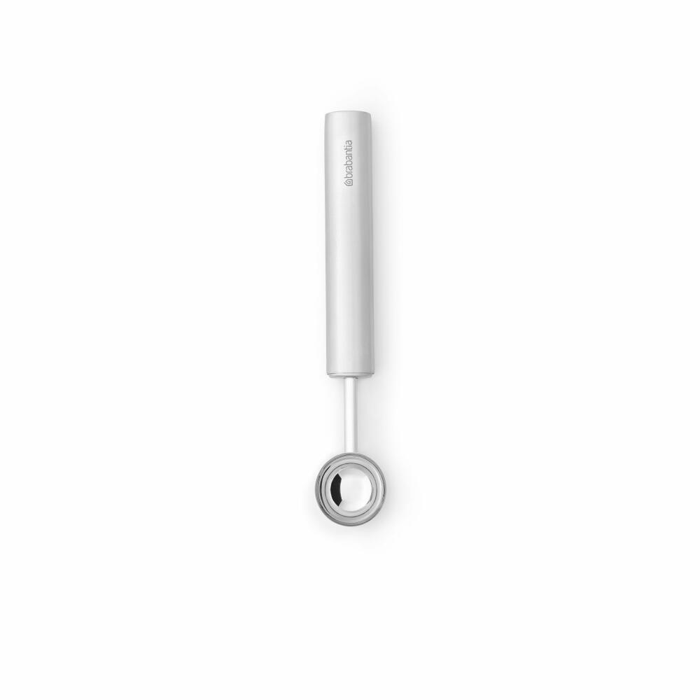 Brabantia Profile Ball Cutter, Cooking Utensil, Kitchen Aid, Cutter, Steel, Matt Steel, 17.1 cm, 250408
