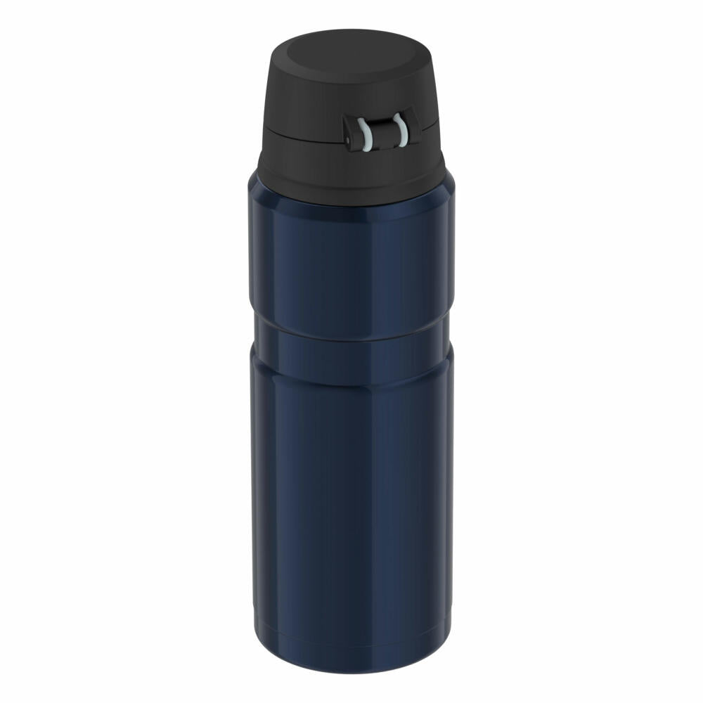 Thermos insulated bottle Stainless King, drinking bottle, stainless steel, Midnight Blue Polished, 700 ml, 4010256070