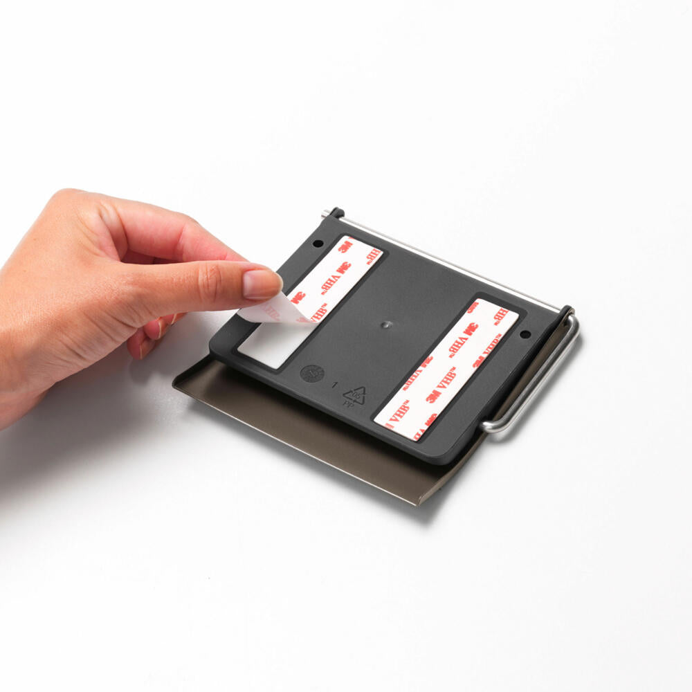 Brabantia ReNew toilet paper holder, toilet paper holder, roll holder, Platinum, 477300