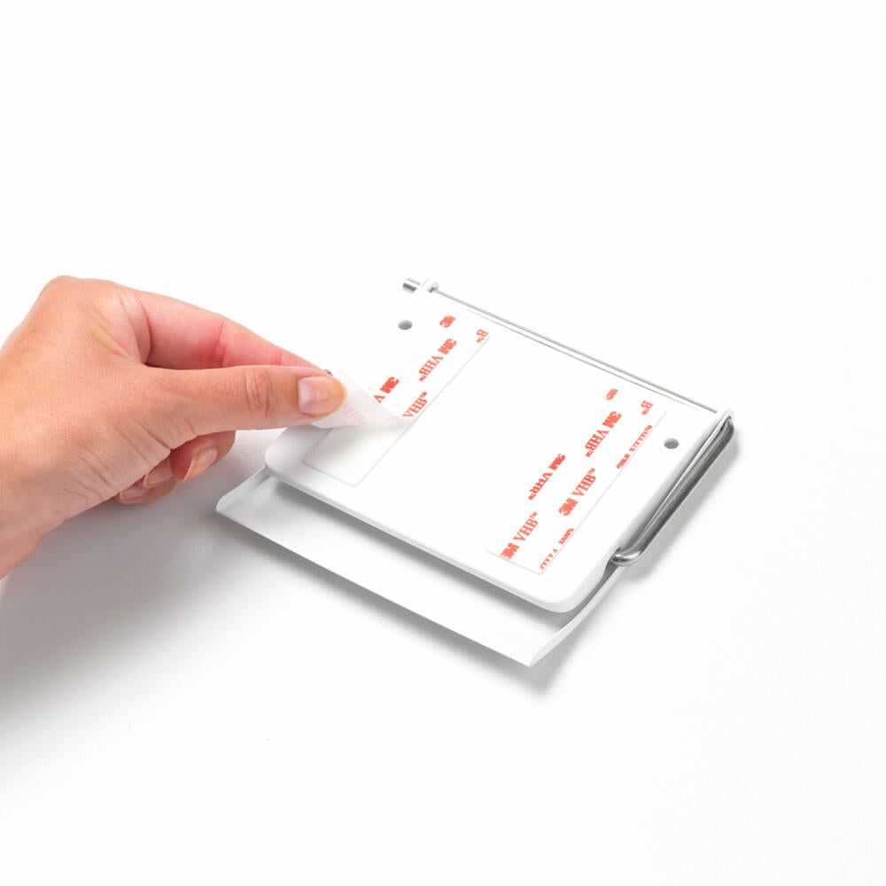 Brabantia ReNew Toilettenpapierhalter, Klopapierhalter, Rollenhalter, White / Weiß, 414565