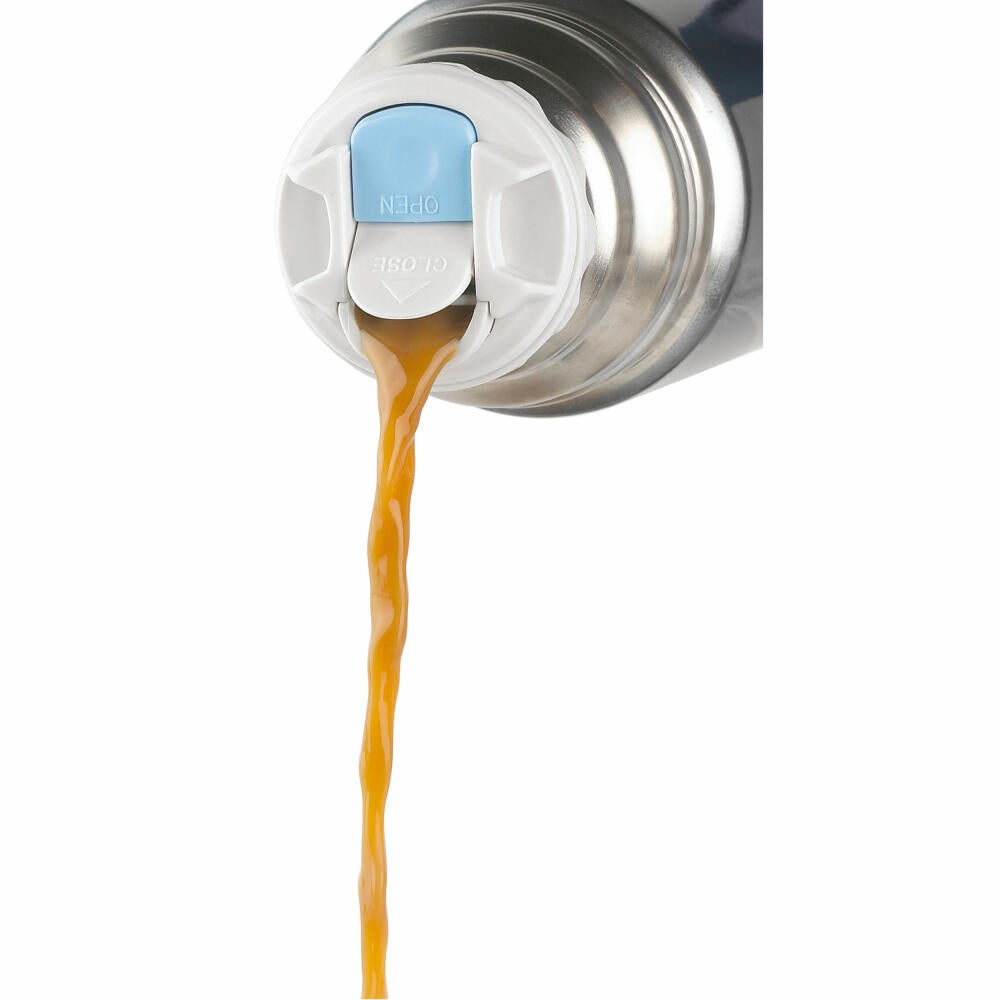 Thermos Isolierflasche Light & Compact, Isoflasche, Thermoflasche, Flasche, Edelstahl, Steel Matt, 1 L, 4019.205.100