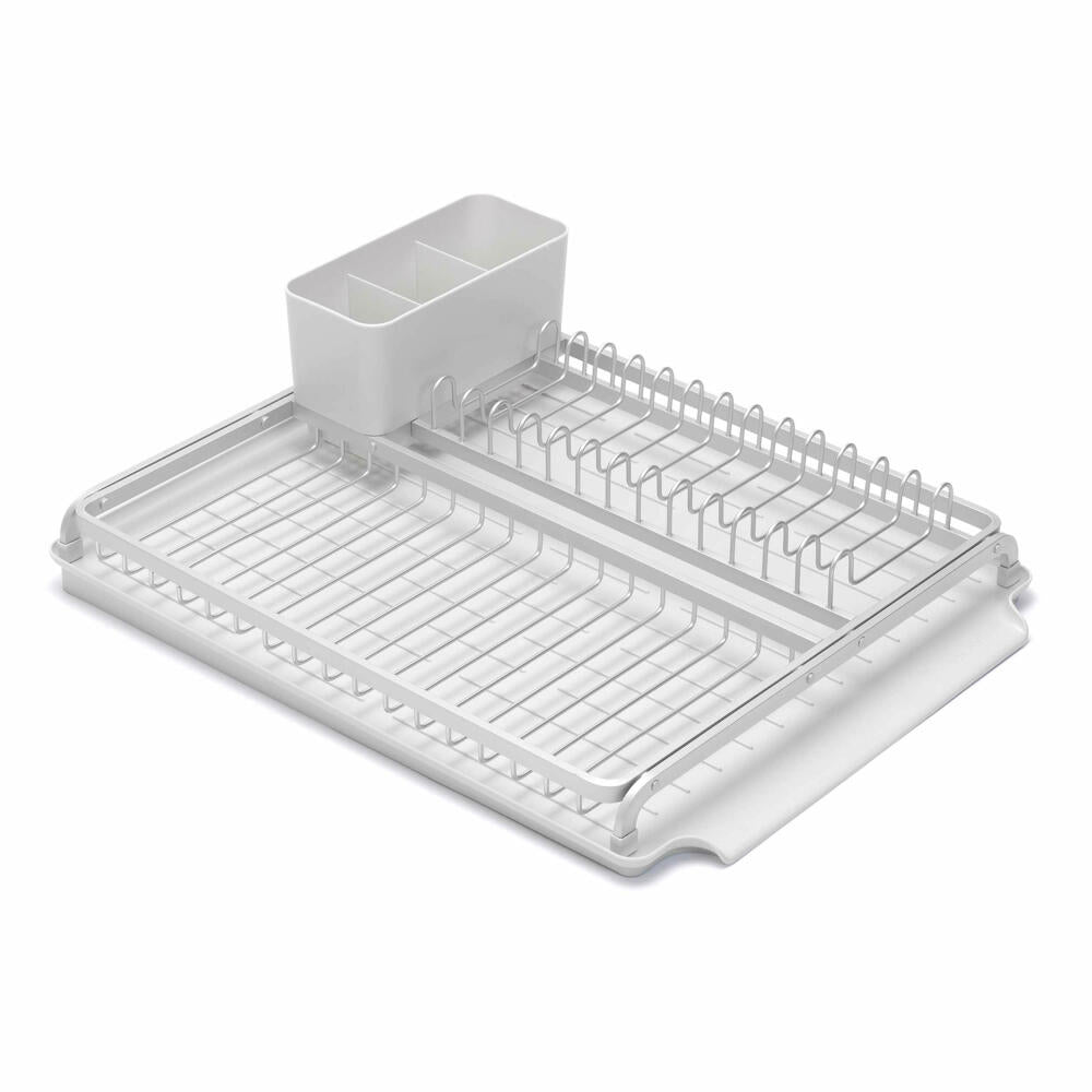 Brabantia Abtropfgestell, Abtropfständer, Abtropfkorb, Geschirrablage, Kunststoff, Light Grey, 117428
