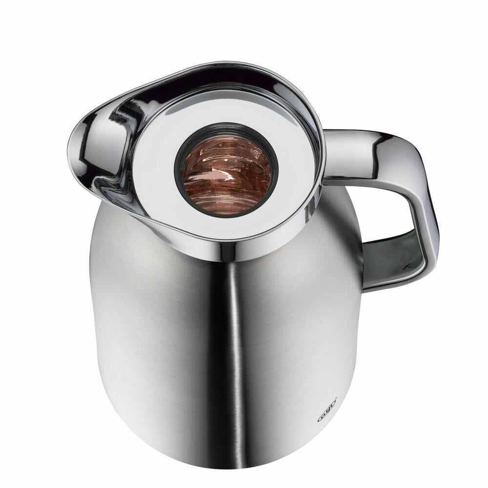 Alfi Isolierkanne Skyline, Thermokanne, Edelstahl, Stainless Steel Matt, 1 L, 1322205100