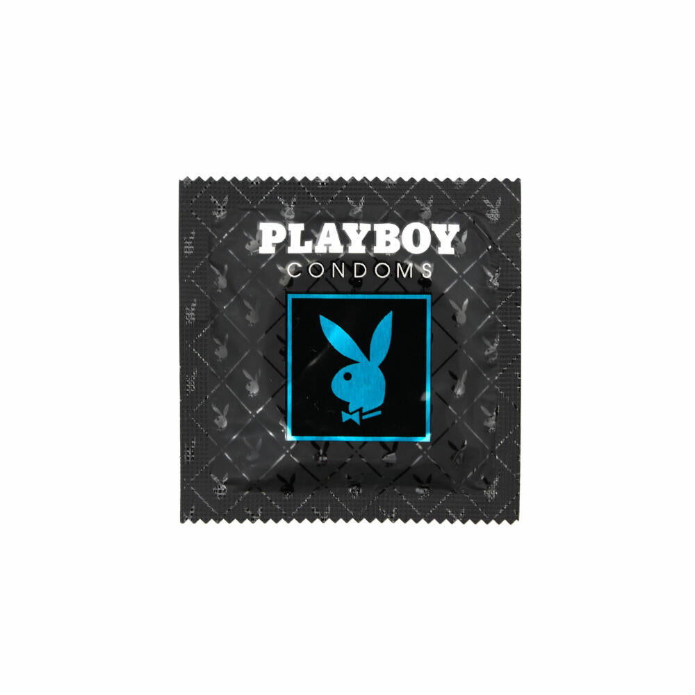 Playboy Condoms Kondome Vorratsset, Gefühlsecht, Ausdauer, Feuerwerk, 3 x 40 Kondome