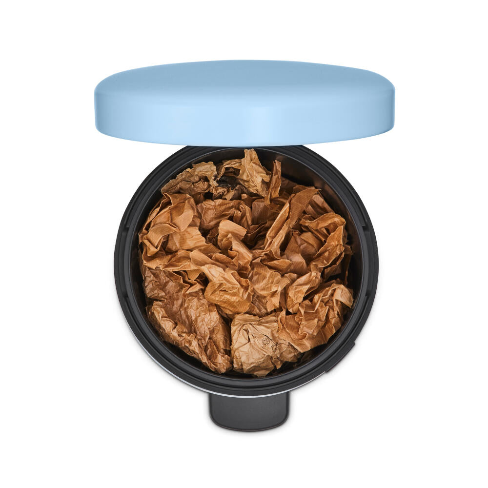 Brabantia NewIcon Treteimer, Mülleimer, Abfalleimer, Stahl, Dreamy Blue, 12 L, 202483