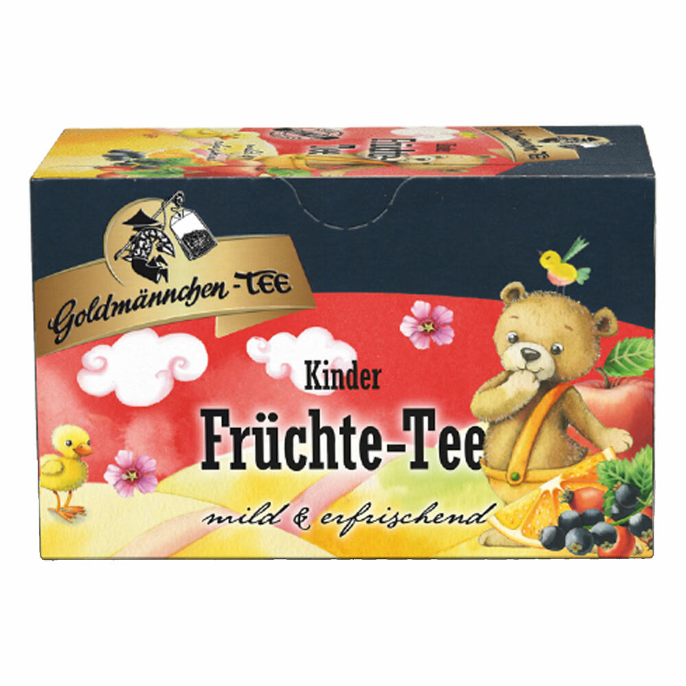 Goldmännchen Kinder Früchtetee, 20 einzeln versiegelte Teebeutel