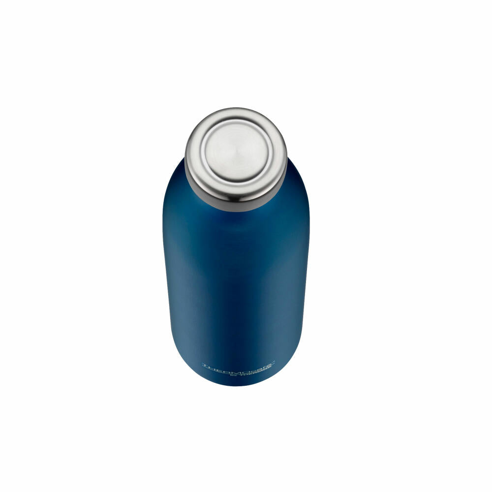 THERMOS ThermoCafé Thermosflasche TC Bottle, Trinkflasche, Iso Flasche, Edelstahl Matt, Saphir Blue, 0.75 L, 4067.259.075