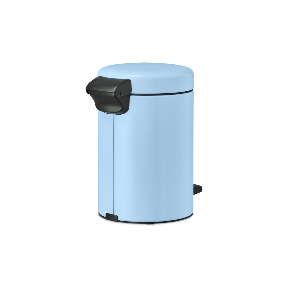 Brabantia NewIcon Treteimer, Mülleimer, Abfalleimer, Stahl, Dreamy Blue, 3 L, 202582