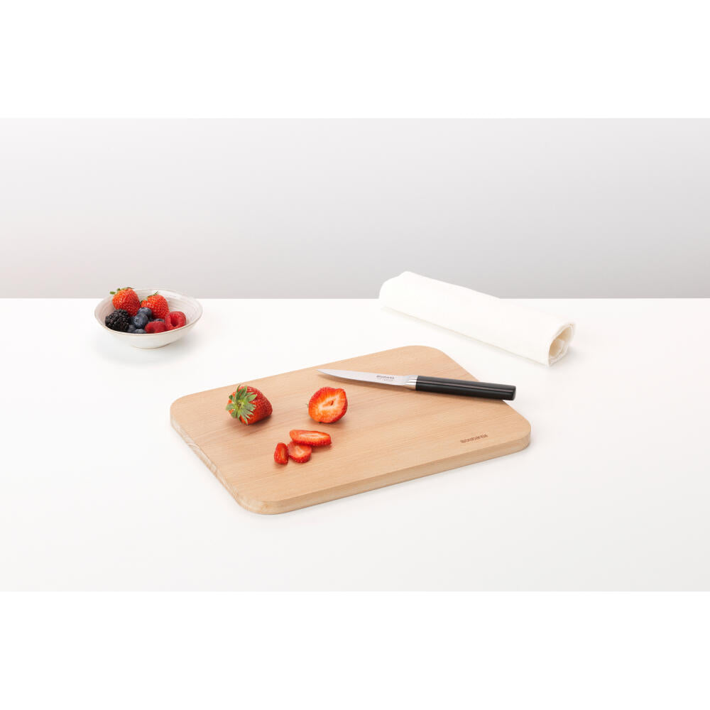 Brabantia Profile Schneidebrett, mittel, Schneideunterlage, Holz, Wood, 32 x 23 cm, 260766
