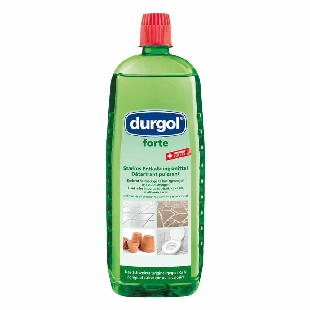 Durgol Forte Extra Strong Descaler Carton, Cold Remover, Limescale Cleaner, Limescale Remover, 10x 1 L, 4-466