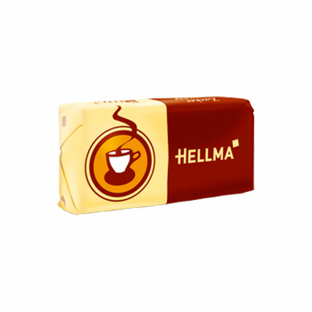 Hellma Würfelzucker in Nachhaltiger Verpackung, Zucker, Portionszucker, Zuckerwürfel, für Gastro, Hotel, Büro, Kantine, 2000 Stück à 4.4 g