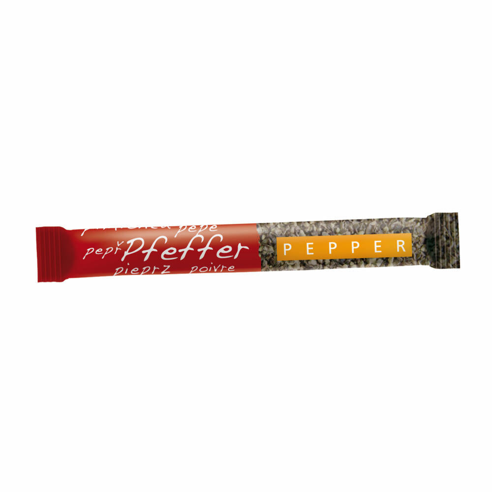 Hellma Pfeffersticks, Pfeffer Sticks, Pfefferpäckchen, Portionpfeffer, Speisepfeffer, für Gastro, Hotel, Büro, Kantine, 750 Portionen