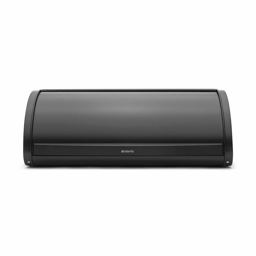 Brabantia Rollbrotkasten Regular Matt Black, Brotkasten, Stahl, Kunststoff, 16 L, 236761