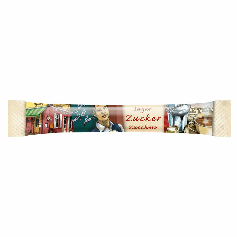 Hellma Zucker-Sticks Creativline, Portionszucker, Feinzucker, 100 Sachets je 4 g