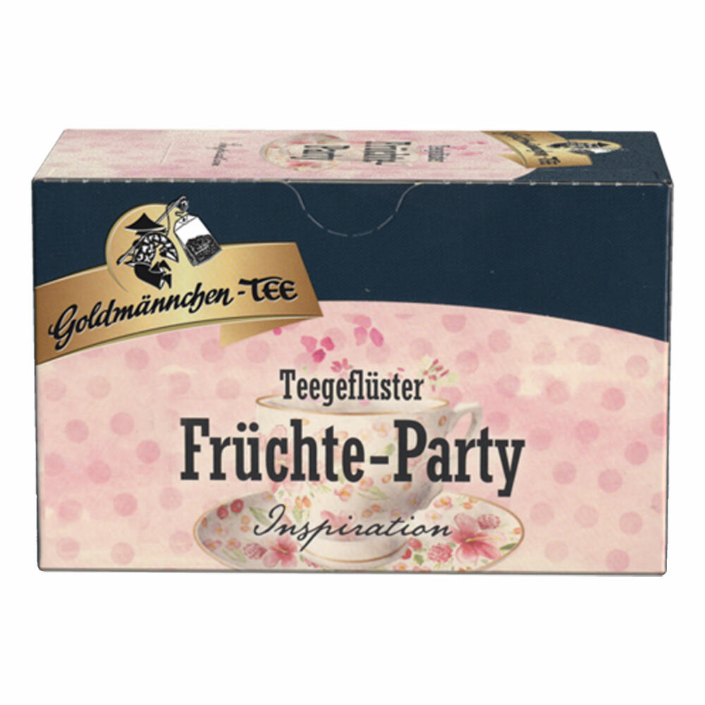 Goldmännchen Früchte-Party Inspiration, Früchtetee, Früchte Tee, Früchtemischung, mit Natürlichen Zutaten, 20 Teebeutel, X04232