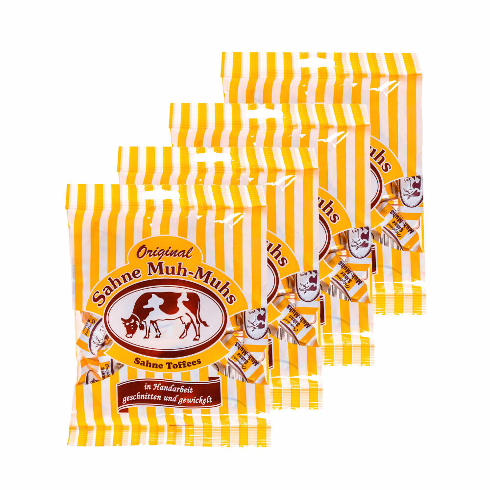 Original Sahne Muh-Muhs Toffees, 4 x 1000 g