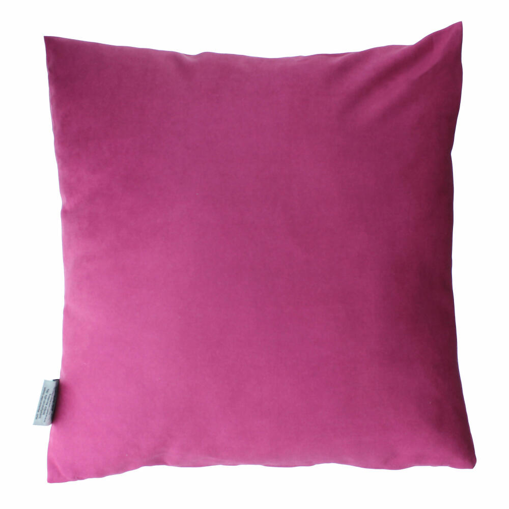 Nescafé Dolce Gusto Kissen mit Schriftzug Leben Lieben Kaffee Trinken, Polyester, Pink, ca. 40 x 40 cm