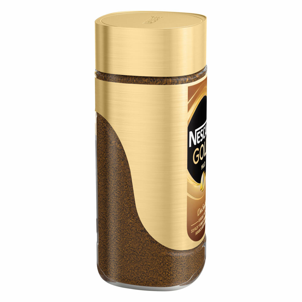 Nescafé Gold Mild, instant coffee beans, coffee, ground roasted coffee, glass, 6 x 100 g