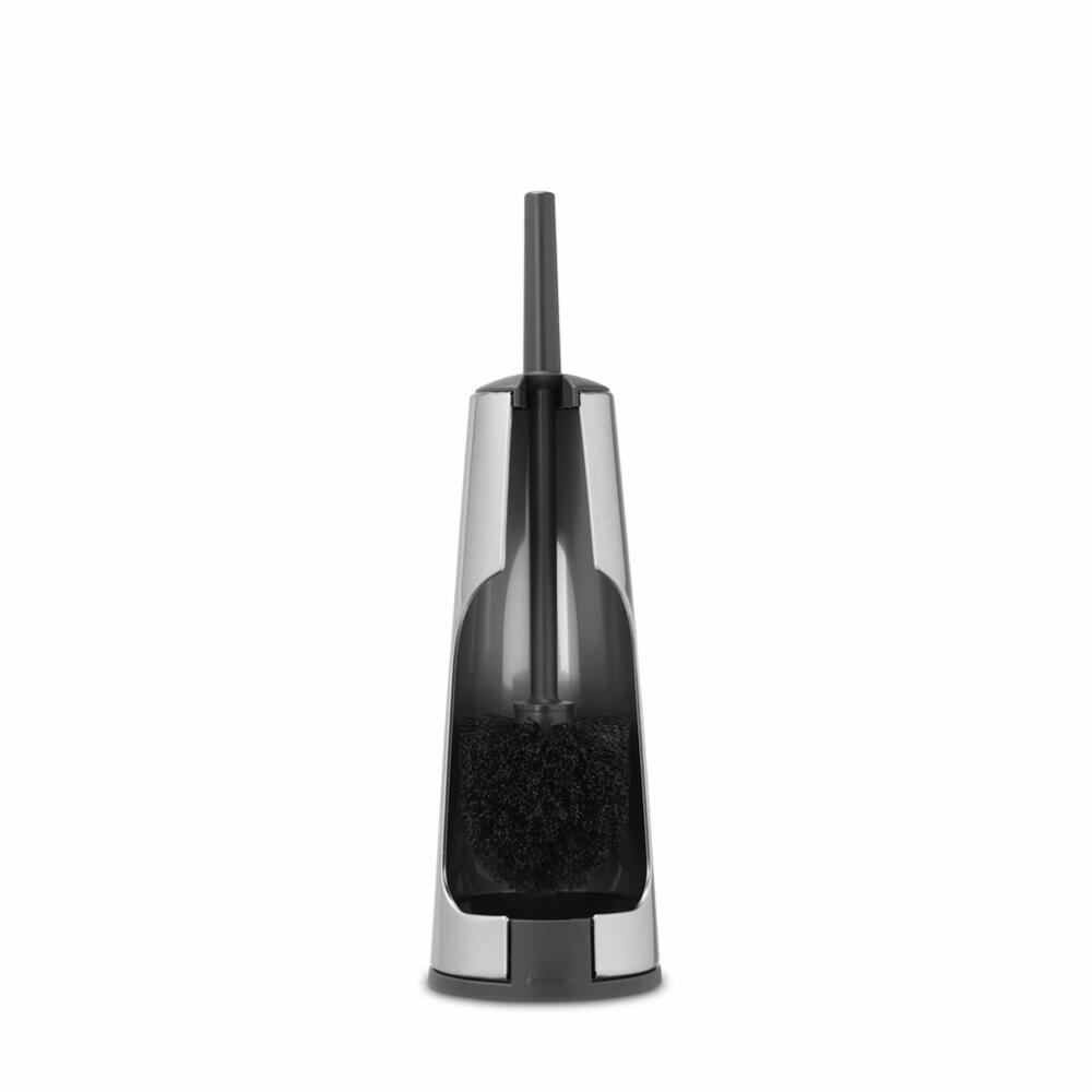 Brabantia ReNew toilet brush set, WC set, toilet brush, toilet brush, stainless steel, 414640